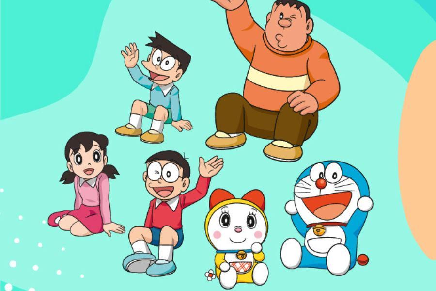 Potret karakter serial Doraeomon