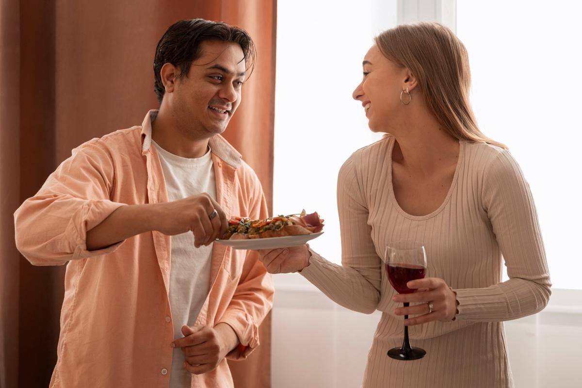 ilustrasi perhatian pada pasangan