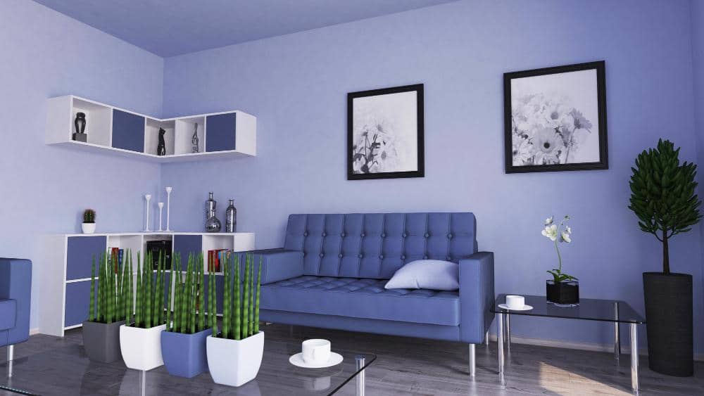 ilustrasi warna cat interior rumah