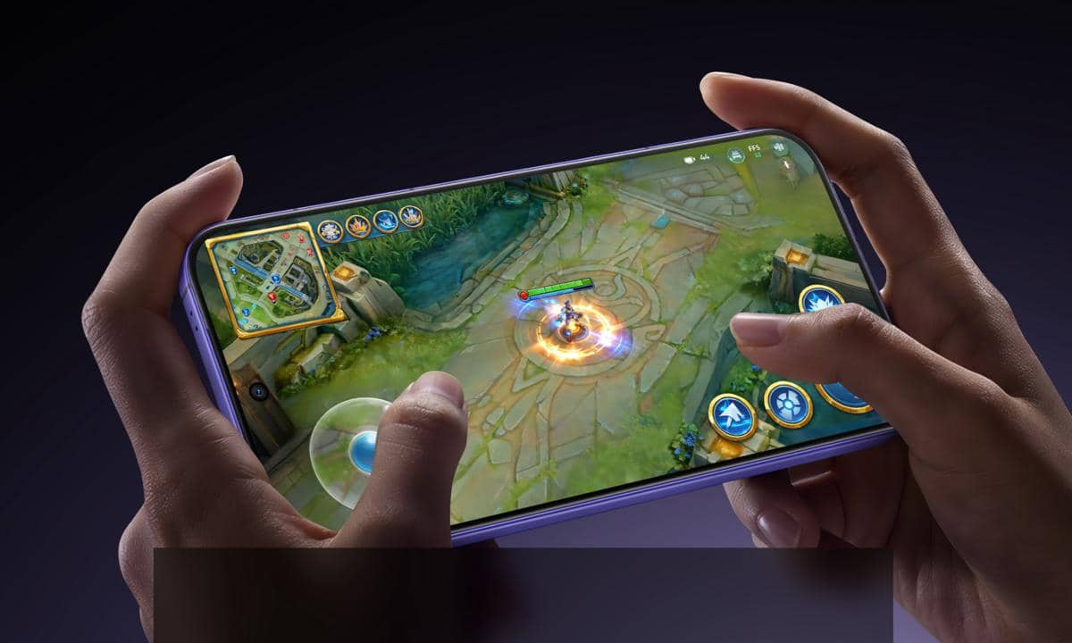 ilustrasi bermain game dengan realme Neo8