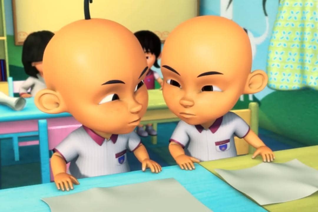 daftar momen Upin & Ipin berantem satu sama lain