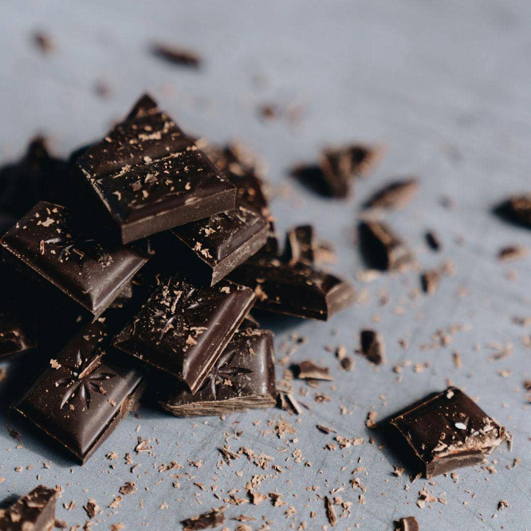 Potret cokelat hitam