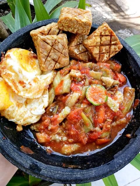 pelecing terong bakar