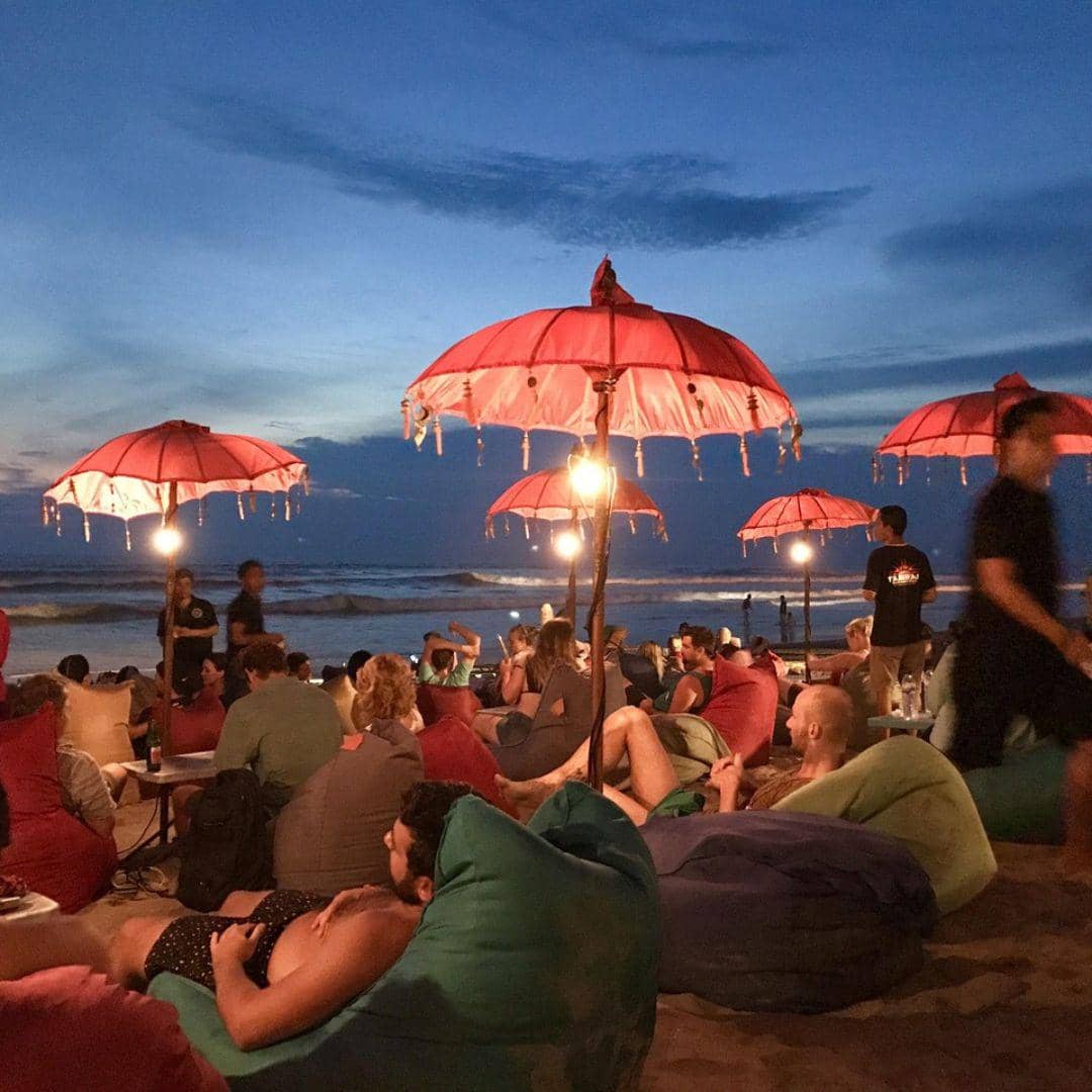 Potret pantai di Seminyak, Bali