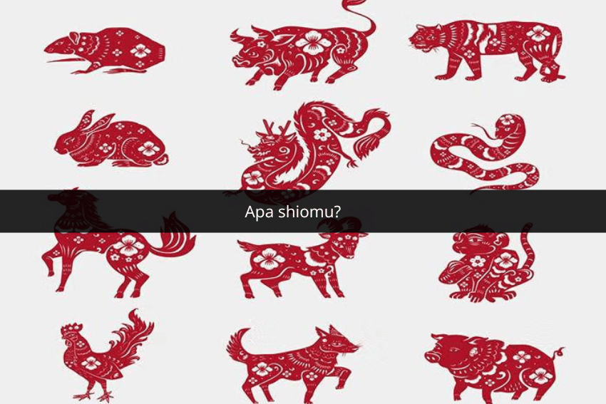 ilustrasi 12 shio dalam kalender cina