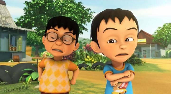 cuplikan Upin & Ipin "Hasil Tempatan"