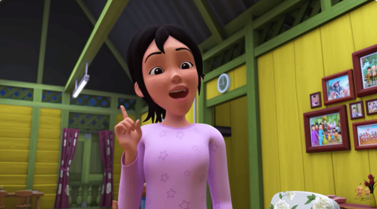 cuplikan serial kartun Upin & Ipin