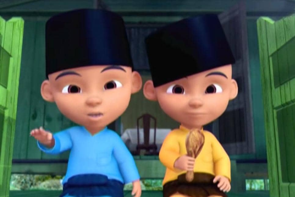 tips mengajari anak yang baru pertama kali berpuasa ala Upin & Ipin