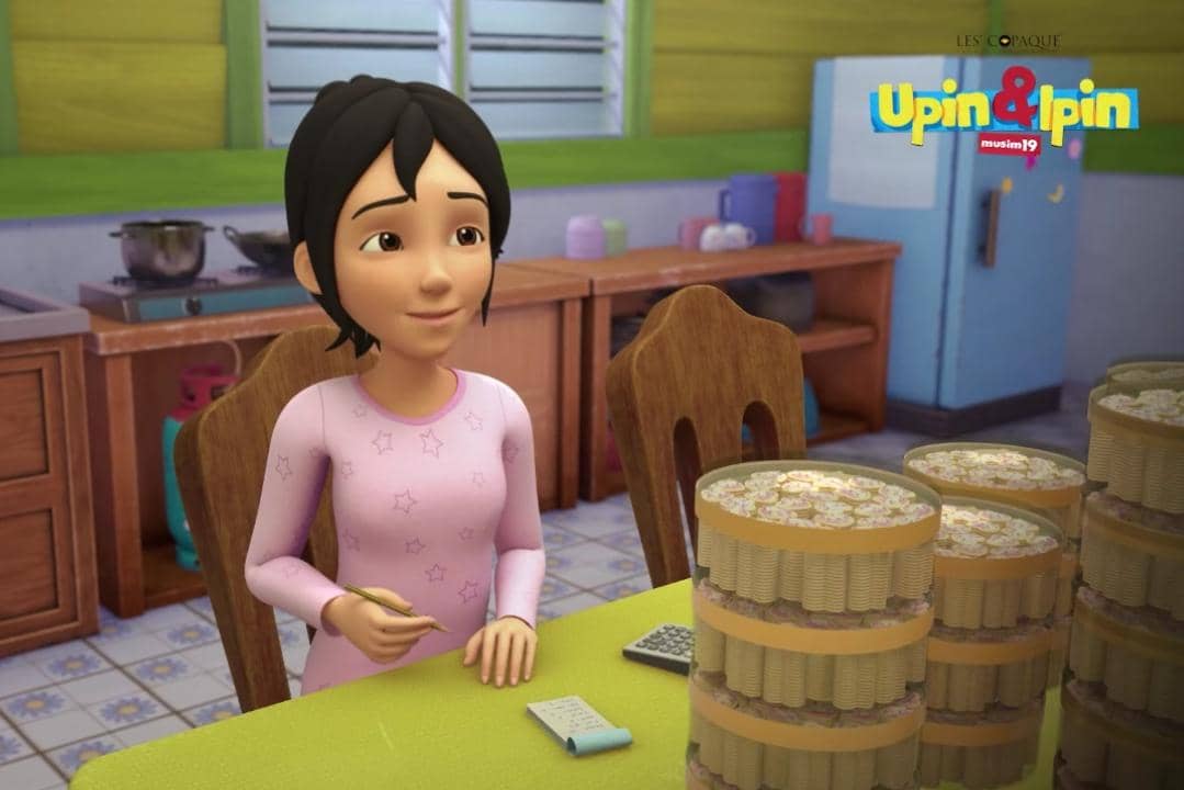 Kak Ros berjualan kue Lebaran