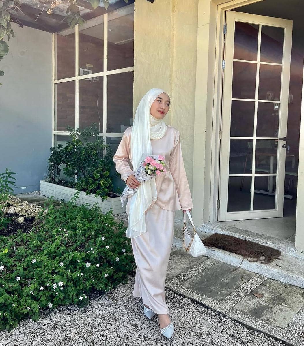 OOTD Lebaran Simpel ala Annisa Berliana