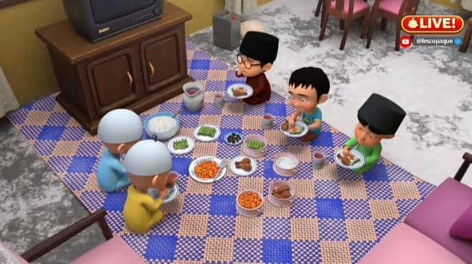 rumah Fizi di animasi Upin & Ipin