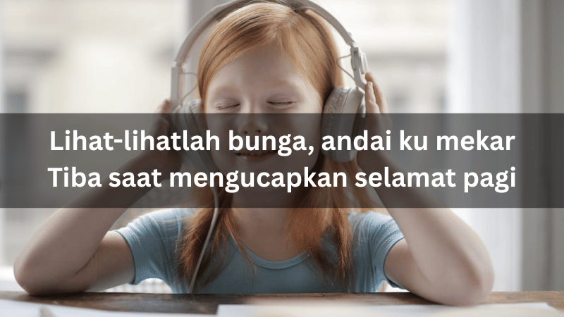mendengarkan musik