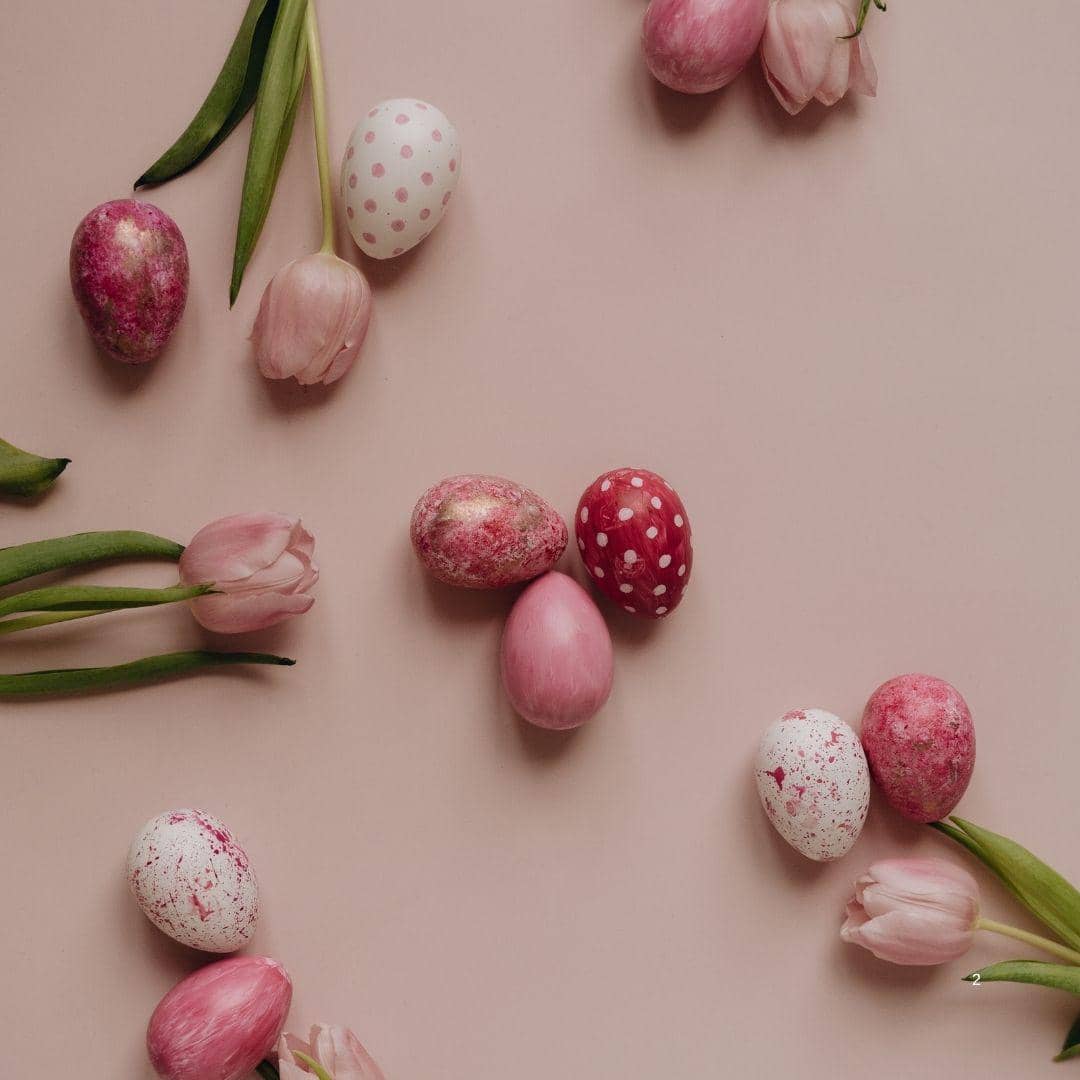 Telur paskah pink