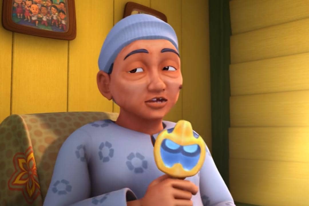 daftar karakter di kartun Upin & Ipin yang ternyata suka makan es krim