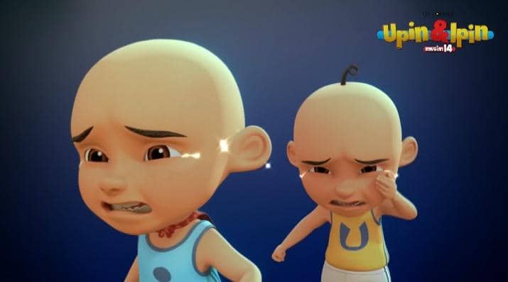 cuplikan Upin & Ipin episode Tumbuh Rambut