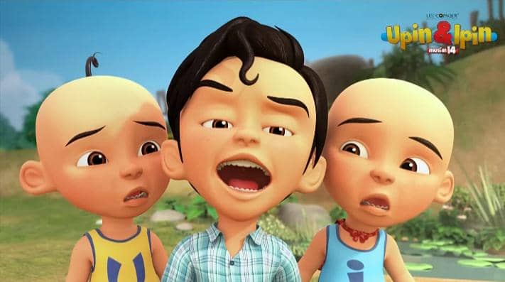 cuplikan Upin & Ipin episode Tumbuh Rambut