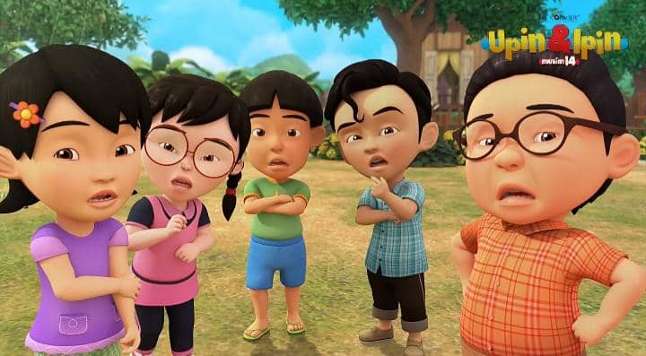 cuplikan Upin & Ipin episode Tumbuh Rambut