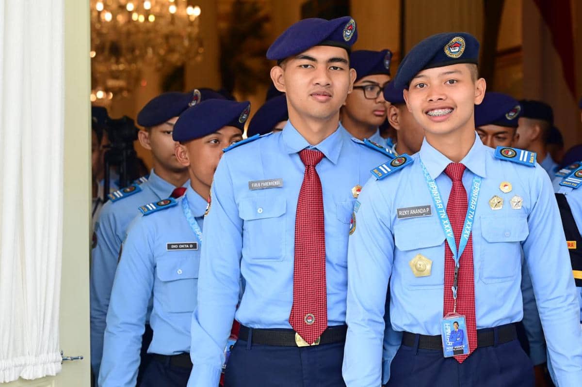 Siswa Taruna Nusantara dapat Pembekalan di Istana Kepresidenan Jakarta, Kamis (16/4/2026). (Dok. Sekretariat Presiden)