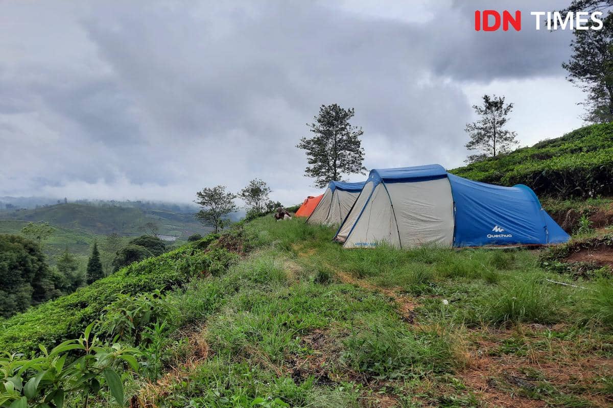 Area camping Sunrise Point Cukul, Pangalengan, Bandung