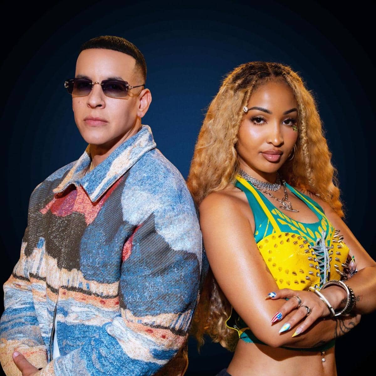 Potret Daddy Yankee dan Shenseea untuk lagu Echo Piala Dunia 2026 