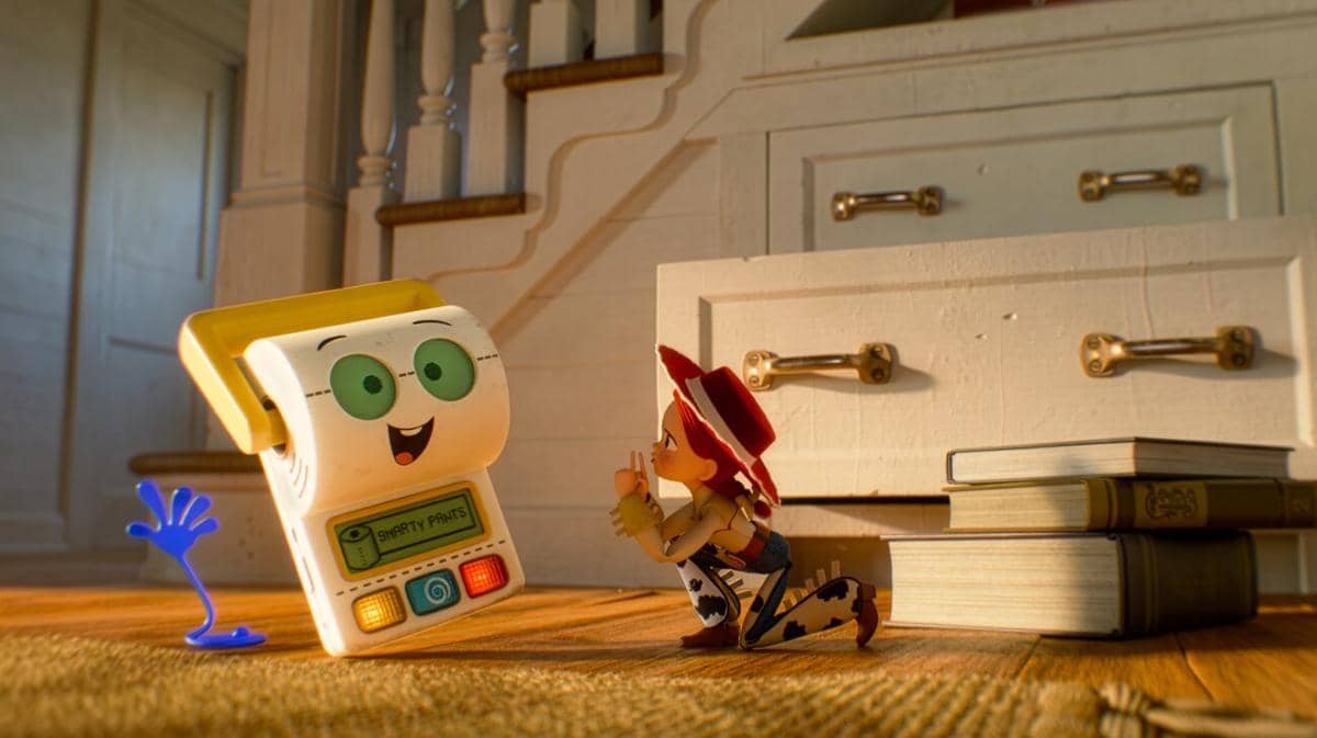 Cuplikan film Toy Story 5 menampilkan Jessie bersama Smarty Pants (dok. Pixar Animation Studios/Toy Story 5)