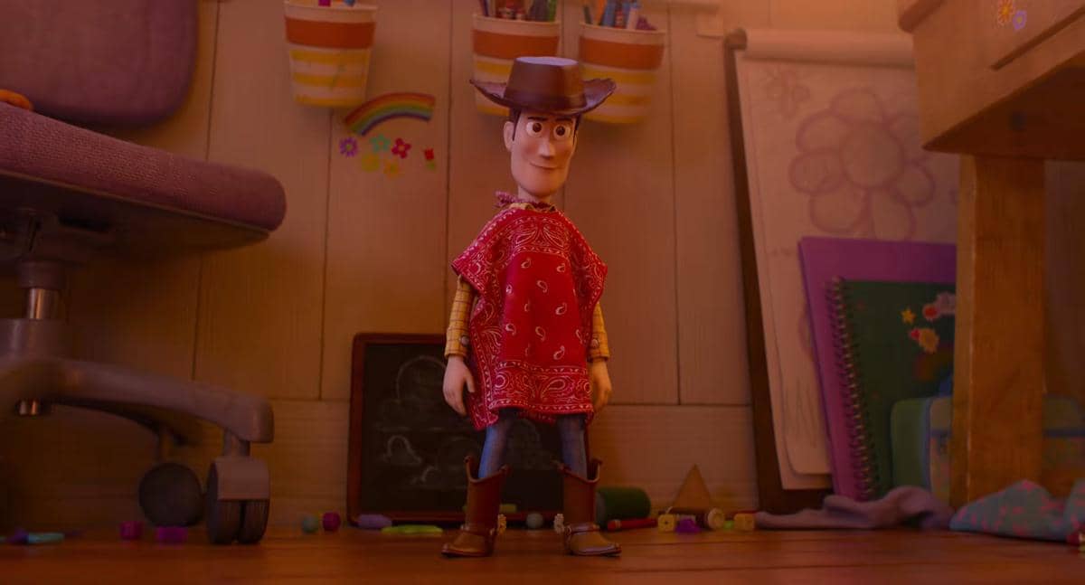 Cuplikan film Toy Story 5 menampilkan Woody kembali ke kamar Bonnie (dok. Pixar Animation Studios/Toy Story 5)