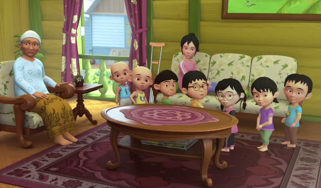Salah satu episode seri animasi Upin & Ipin