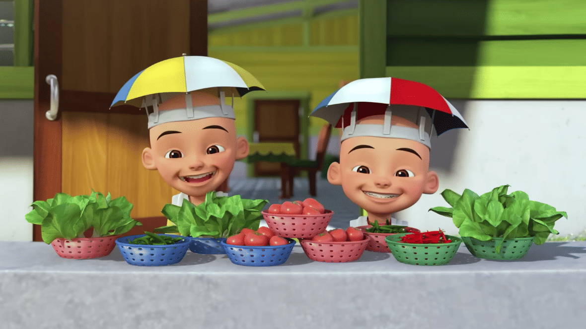 Salah satu episode seri animasi Upin & Ipin