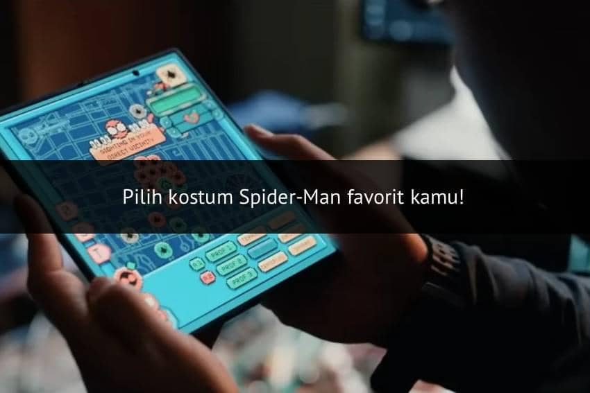 Cuplikan visual dari film Spider-Man: Brand New Day produksi Marvel Studios yang digunakan dalam materi pemberitaan.