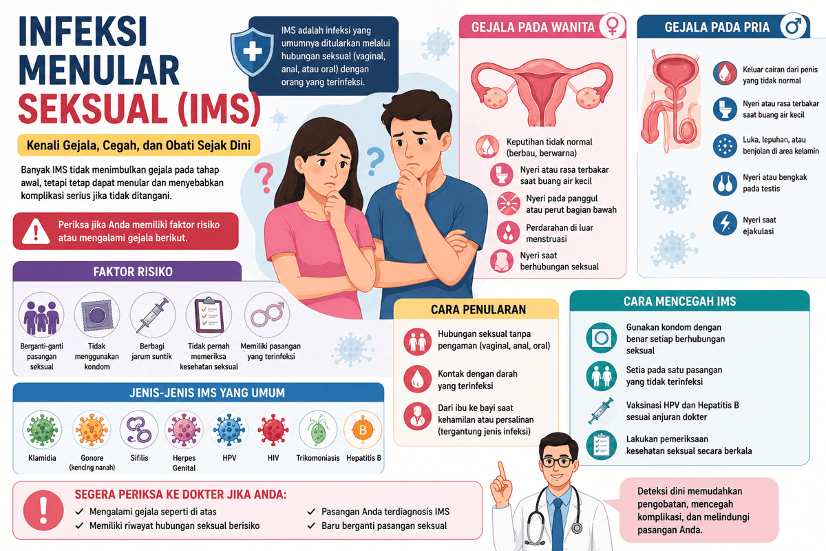 Siapa yang Berisiko Terkena Infeksi Menular Seksual? Ini Penjelasannya