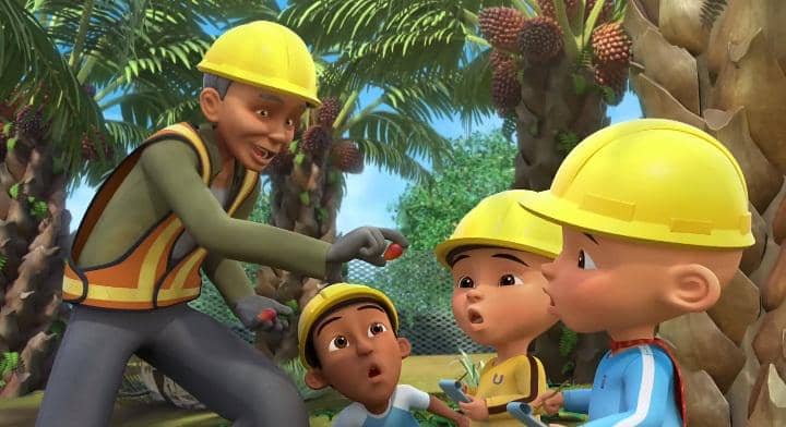 cuplikan Upin & Ipin episode Minyak Sawit