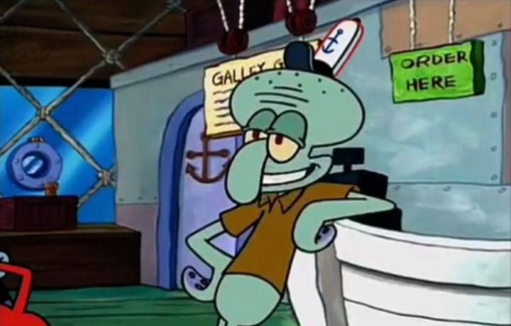 Squidward tentacle
