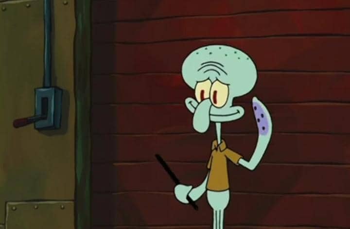 Squidward tentacle