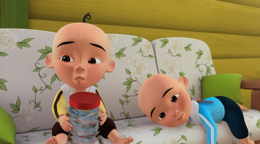 Episode "Rajin Menyimpan Bijak Belanja" dalam serial Upin dan Ipin