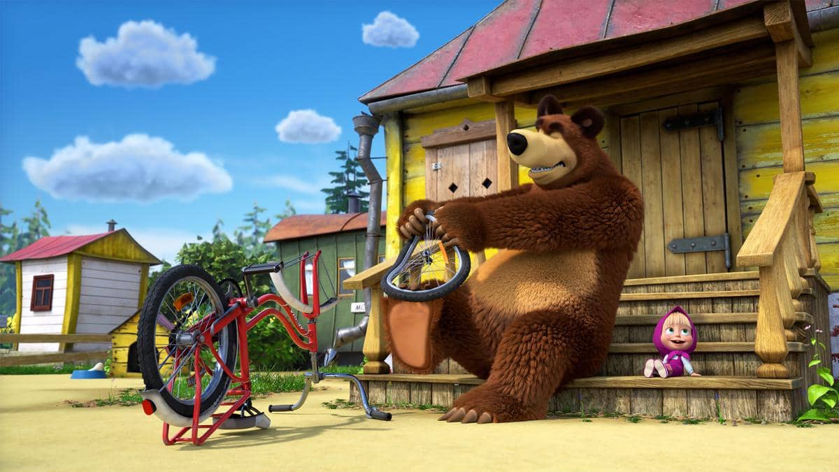 serial kartun Masha and the Bear