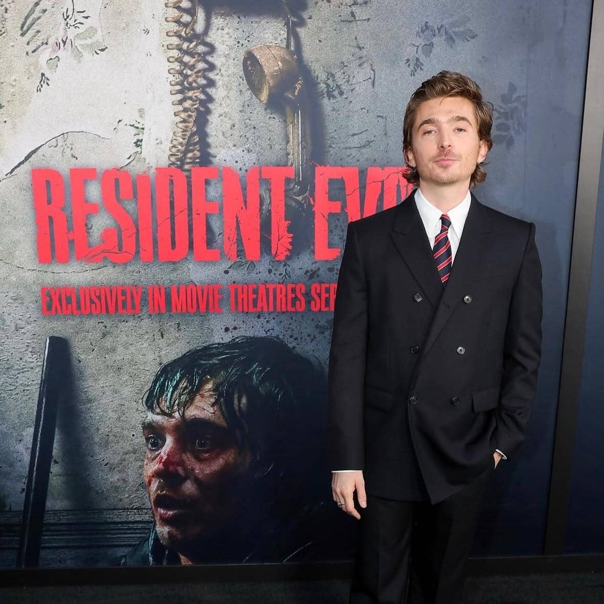 Potret pemain Resident Evil Austin Abrams