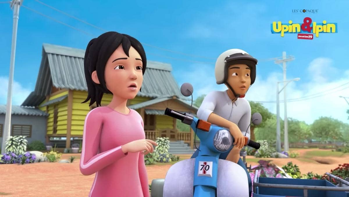 Kak Ros dan Abang Iz di serial Upin & Ipin