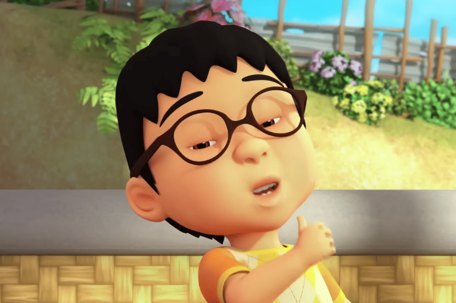 potret Ehsan di animasi Upin dan Ipin
