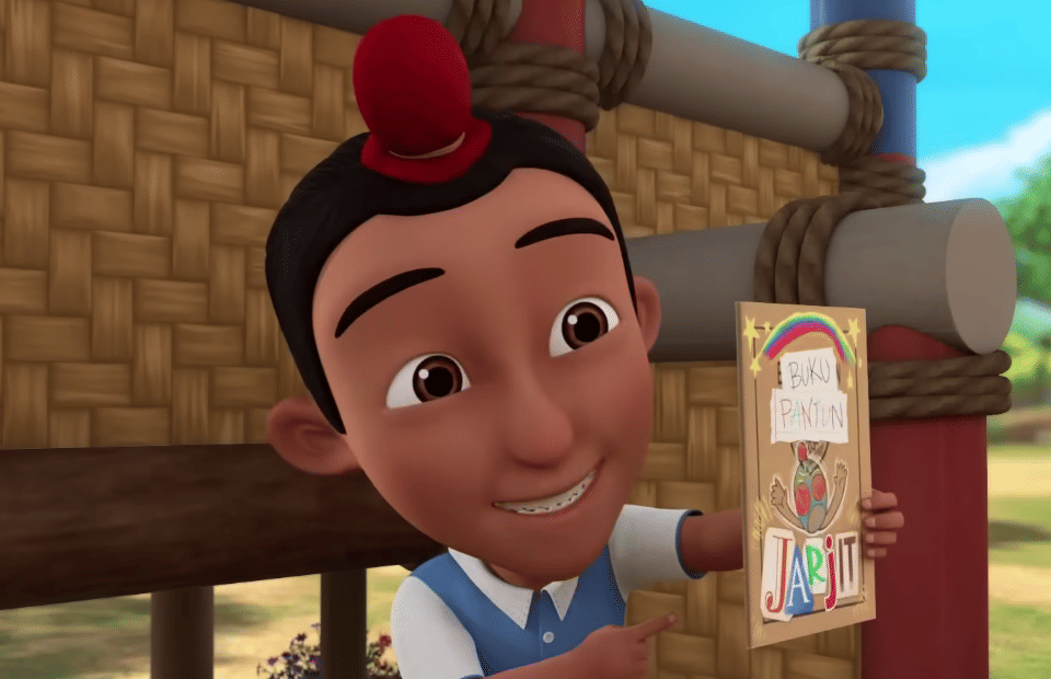potret Jarjit di animasi Upin dan Ipin