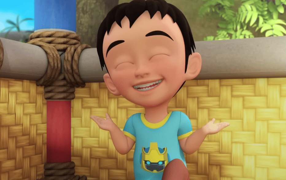 potret Fizi di animasi Upin dan Ipin