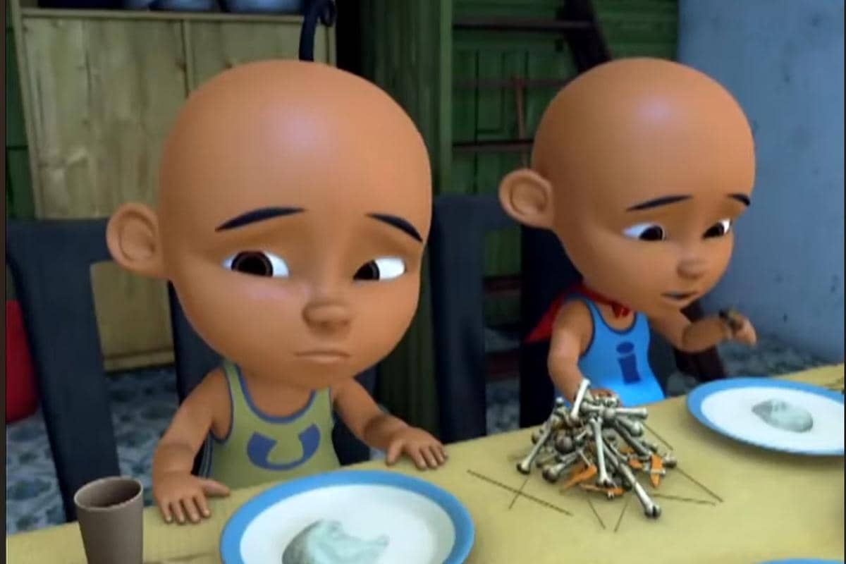 cuplikan Upin & Ipin episode Tamak 