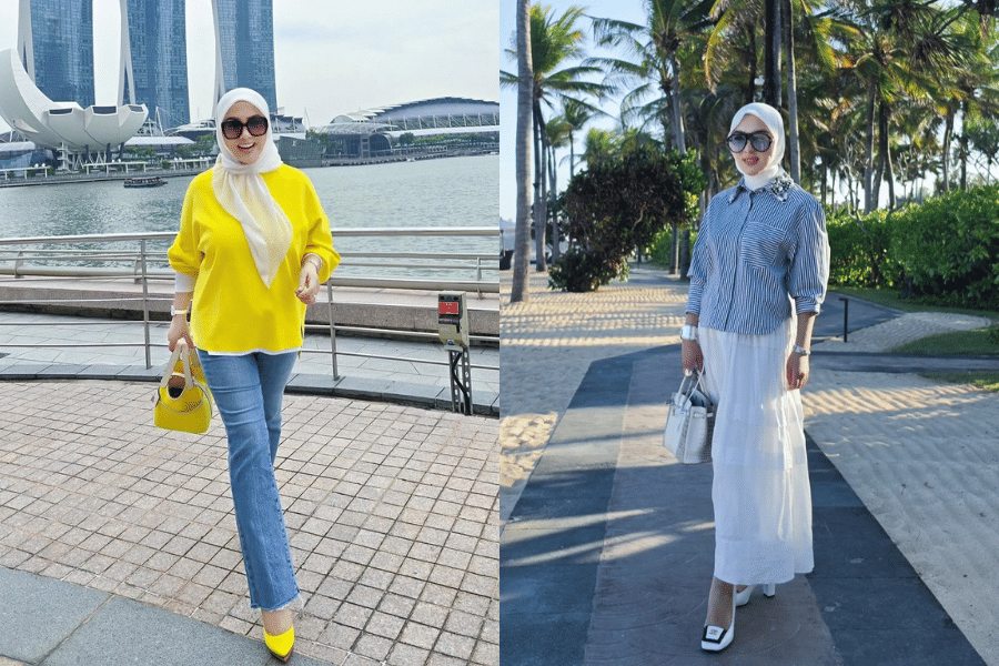 OOTD minimalis Syahrini