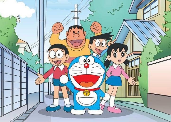 Kartun Doraemon.