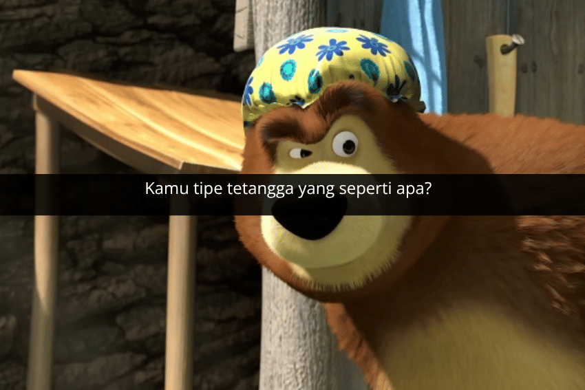 Cuplikan serial animasi Masha and The Bear dari kanal YouTube Masha and The Bear, menampilkan adegan dalam serial.