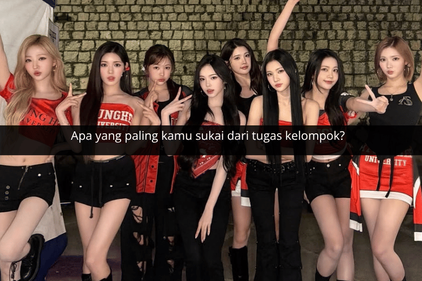 Potret Hearts2Hearts dengan para anggota berpose bersama dalam unggahan di akun Instagram resmi grup.