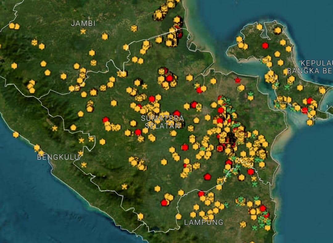 Hotspot Sumsel Melesat Naik 1.210 Titik, Sehari Terjadi 76 Karhutla ...