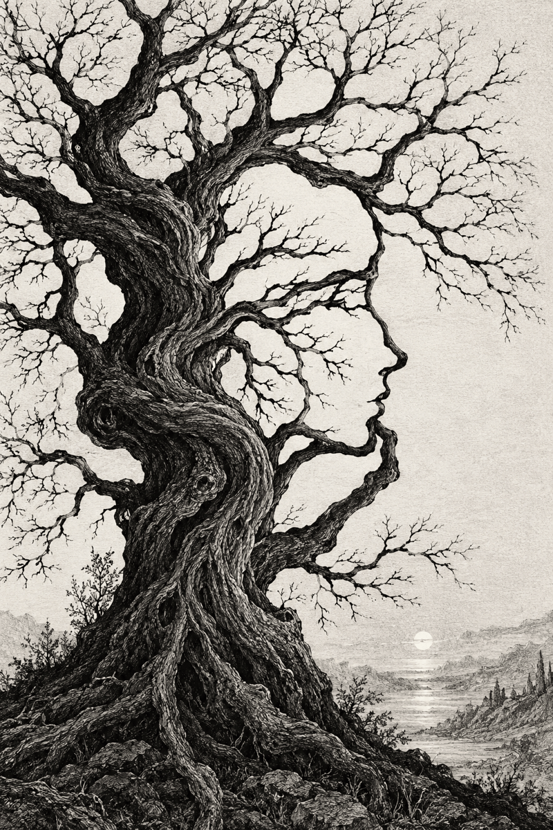 Gnarled Tree, Hidden Human Profile.png
